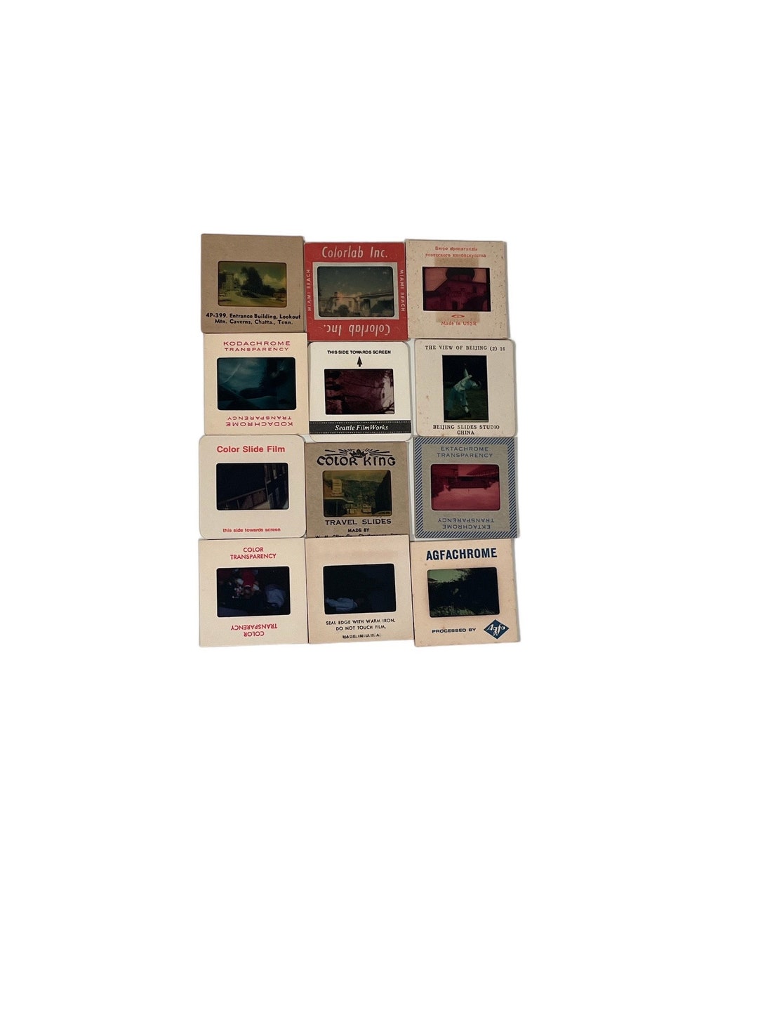 Mystery Lot of 20 Vintage SLIDES From 35mm Photo Film - Etsy