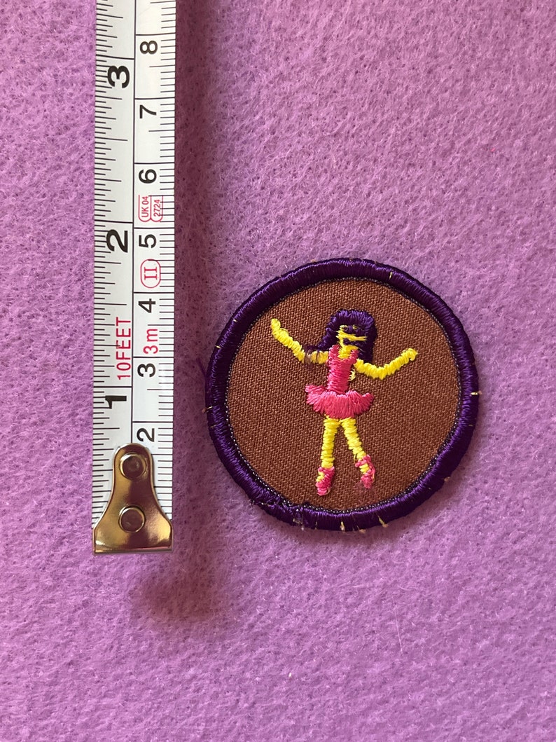 Vintage Girl Scout Patch | 1980s Collectible Applique image 4