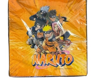 2002年 NARUTO 日本アニメ 岸本斉史 ペーパーナプキン 6.5インチ 未開封