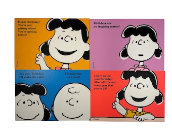 Vintage Snoopy Birthday Card | 1970s Hallmark Peanuts Gang