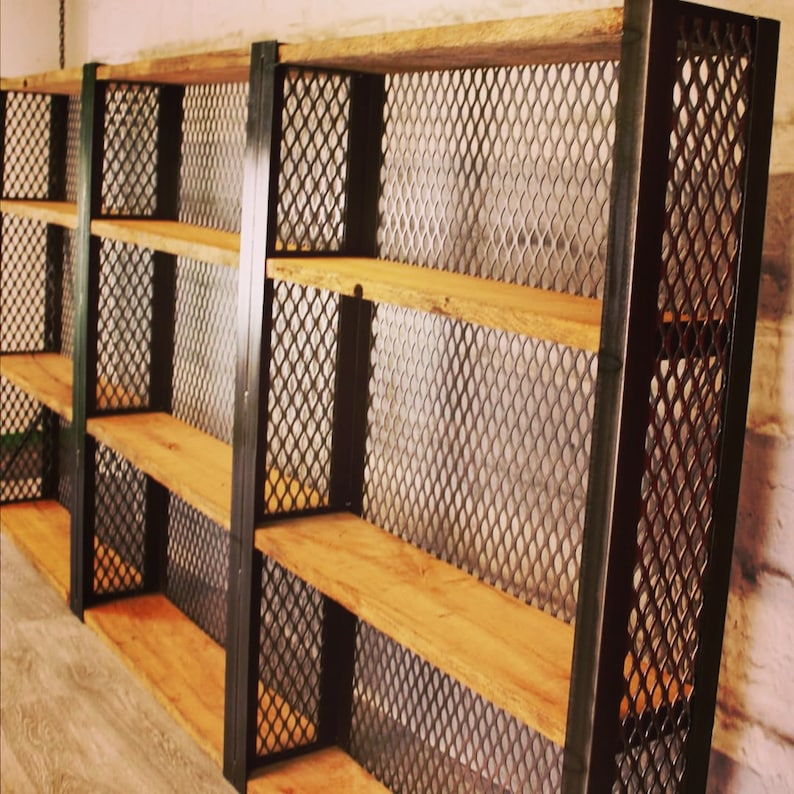 Industrial Bar Shelving Unit. Etsy