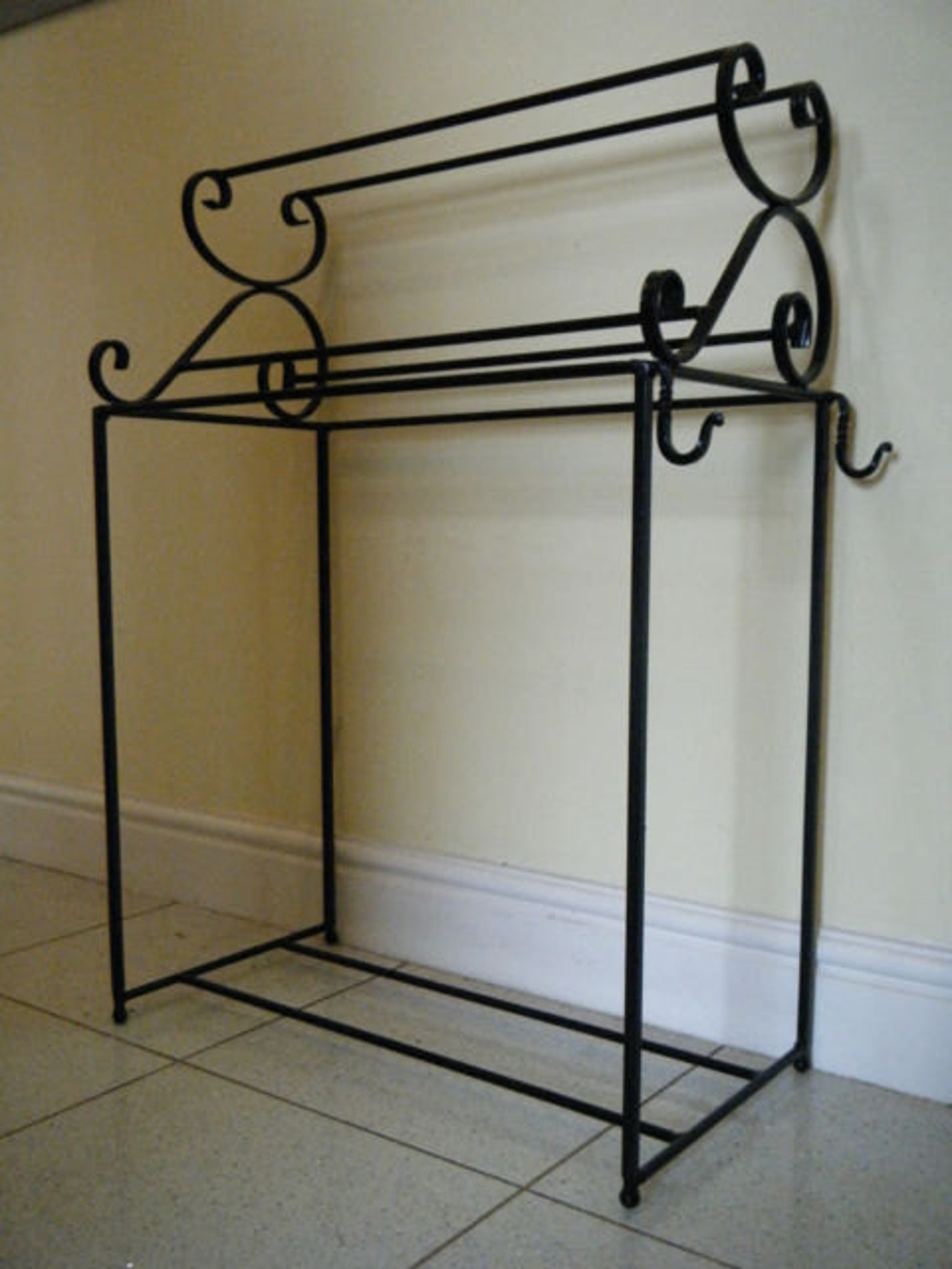 Wrought Iron Welly/shoe Rack Etsy