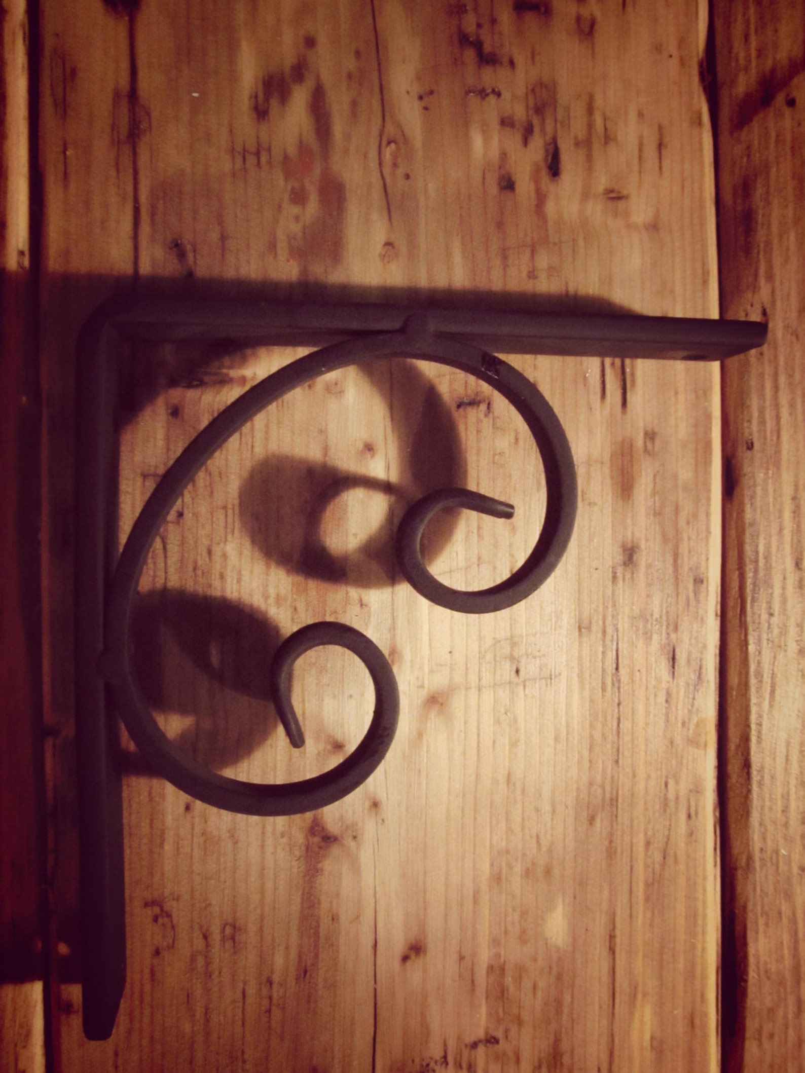 Wrought Iron Shelf Brackets Etsy