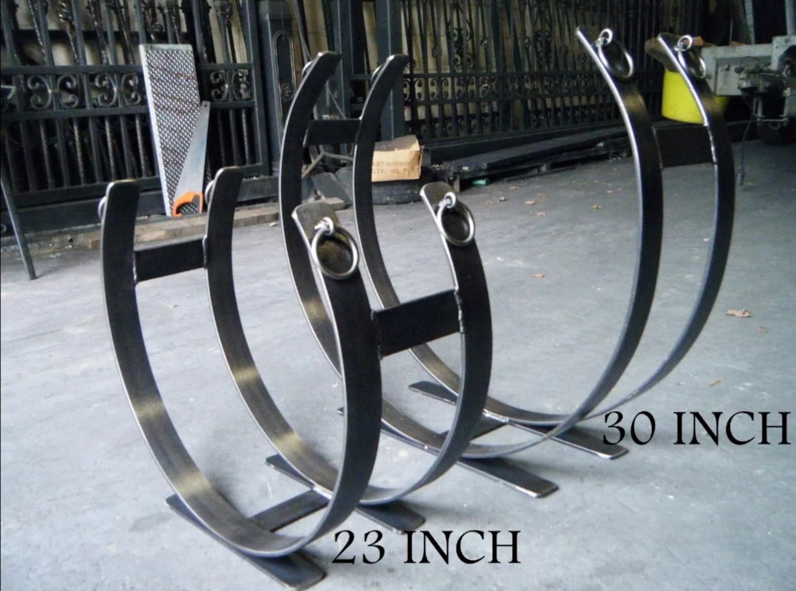 Wrought Iron Log Holder Metal Log Basket Log Storage Etsy UK