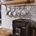 Handmade Mug Rack Shelf: Rustic Kitchen Organizer With 5 Hooks - Etsy UK