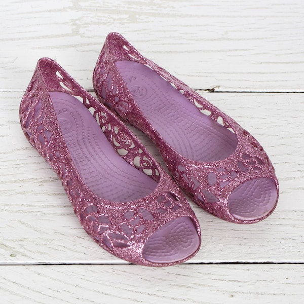 peep toe jelly sandals