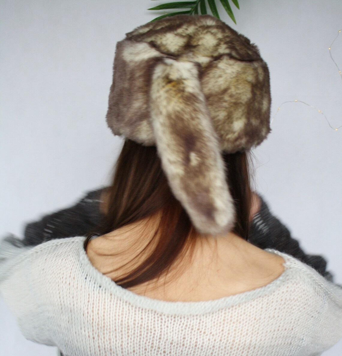 Coonskin Cap For Sale Faux Fur Raccoon Tail Hat - Coonskin