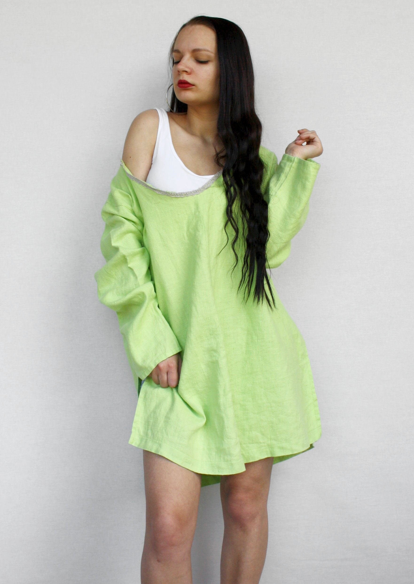 lime green tunic dress Sassy Shortcake Tinsel Tartan Skirt main image 0
