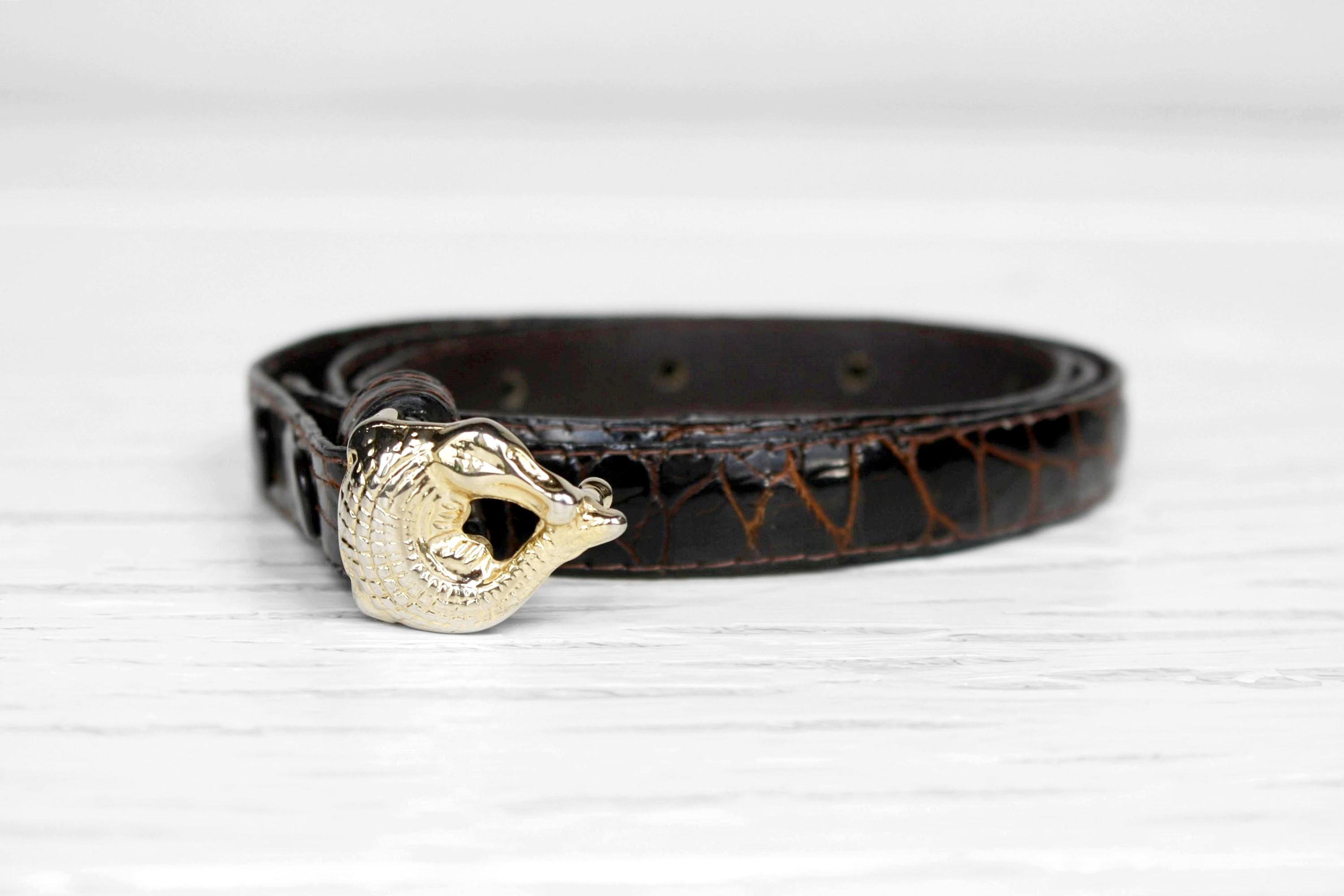 Vintage Dotty Smith Gold Leather \