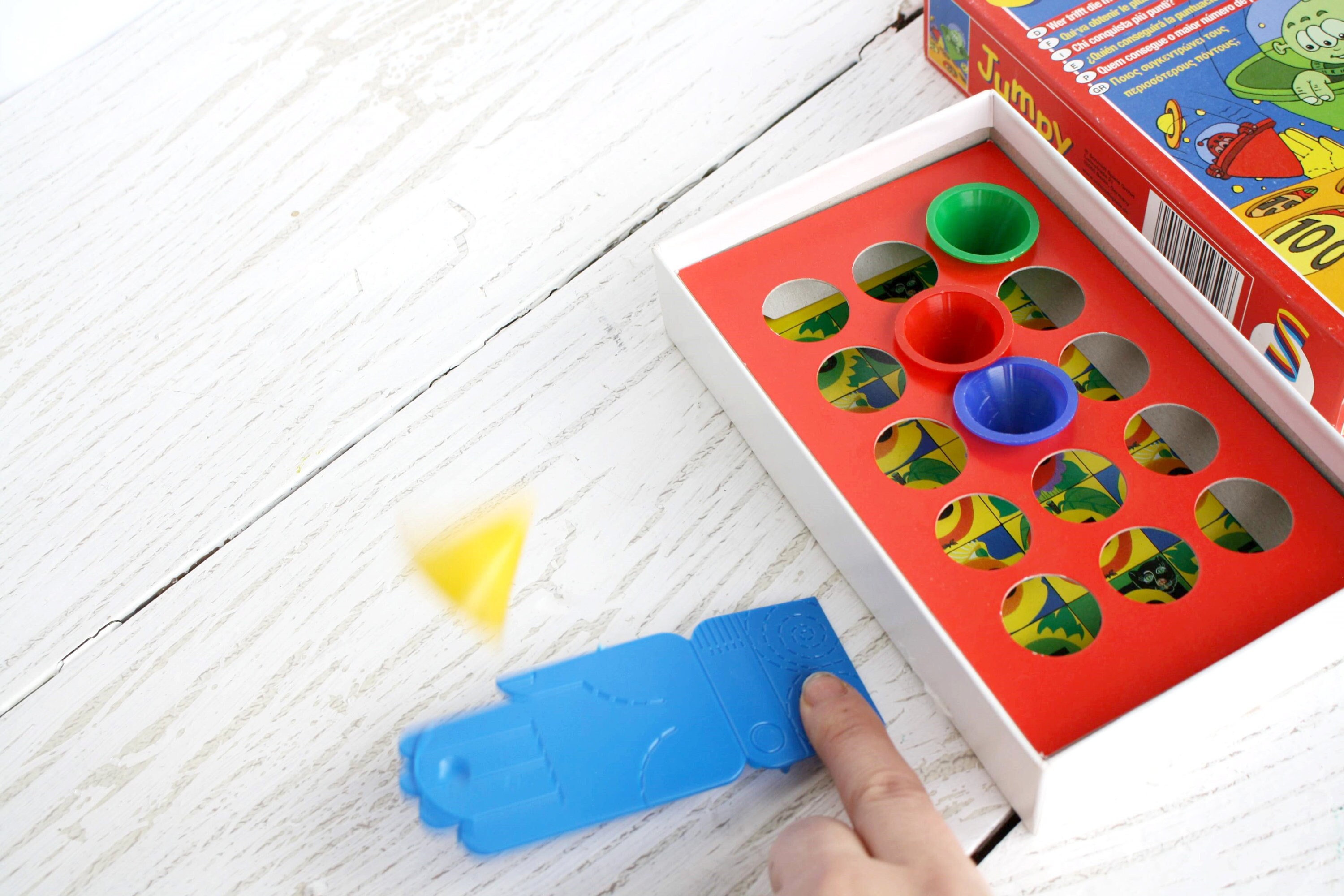 Kids game JUMPY fun family's board game Vintage tossing Etsy