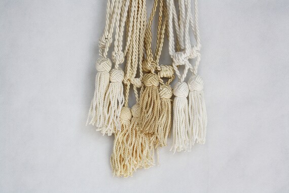 Tassel Curtain Tieback 24.8/" Holdback Decorative Rope Tiebacks Curtain Holder
