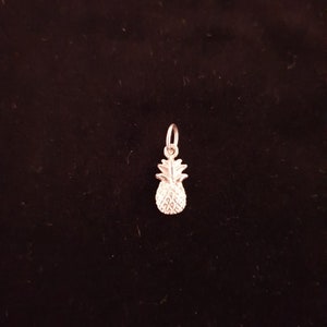 Silver unique handmade 925 silver cast Pineapple image 1