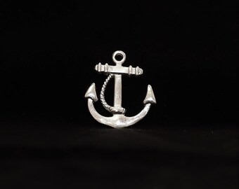 Silver handmade 925 silver cast Anchor