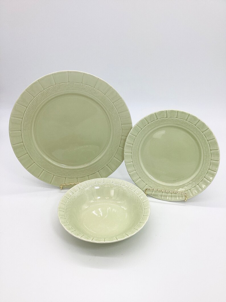 Martha Stewart Basketweave Dinnerware Set