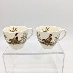 Coffee Cup Set of 2 Tea Cup Man Cave Cup Rustic Cups Gift For Hunter Bird Lover Gift Gift For Him Unique Tea Cup Housewarming Gift (B.1-422)