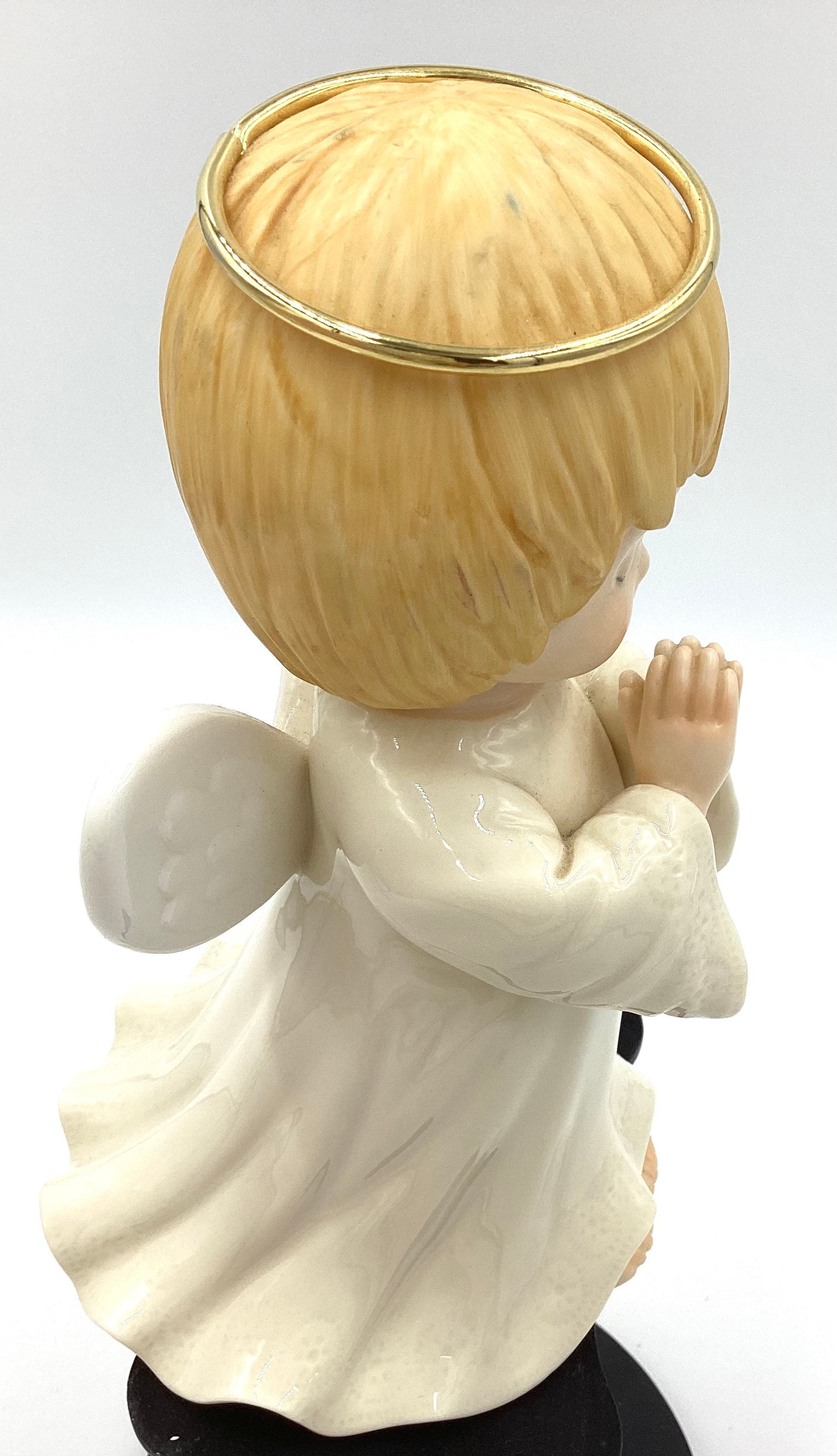 RARE Vintage Hallmark Praying Angel “faith” Figurine Lacey
