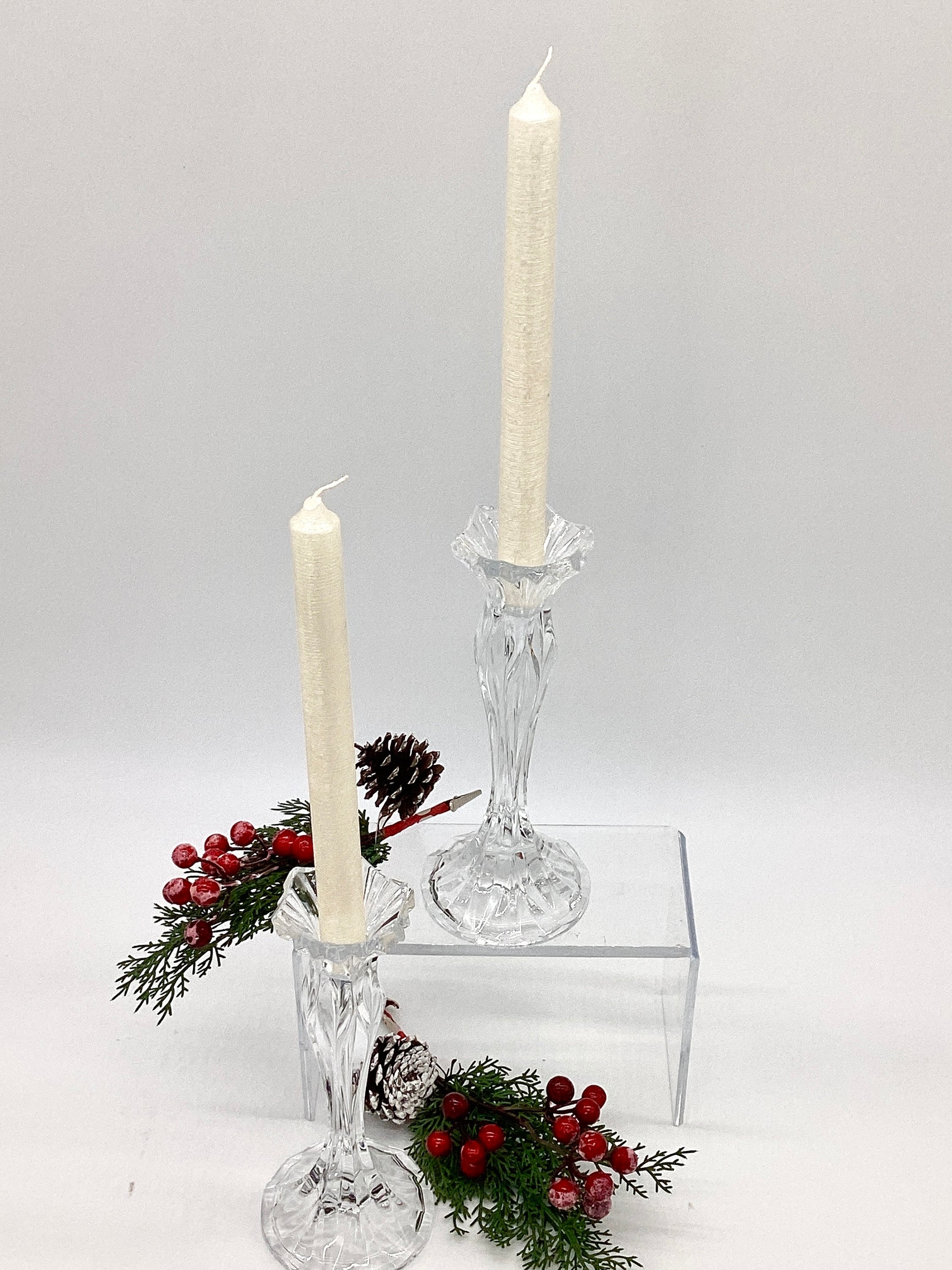 Candelabro cónico de cristal JG Durand, ideal para mesas de comedor, como  regalo para anfitrionas, para aniversarios de boda y decoración (F.6) -  Etsy México, image size:2250x3000