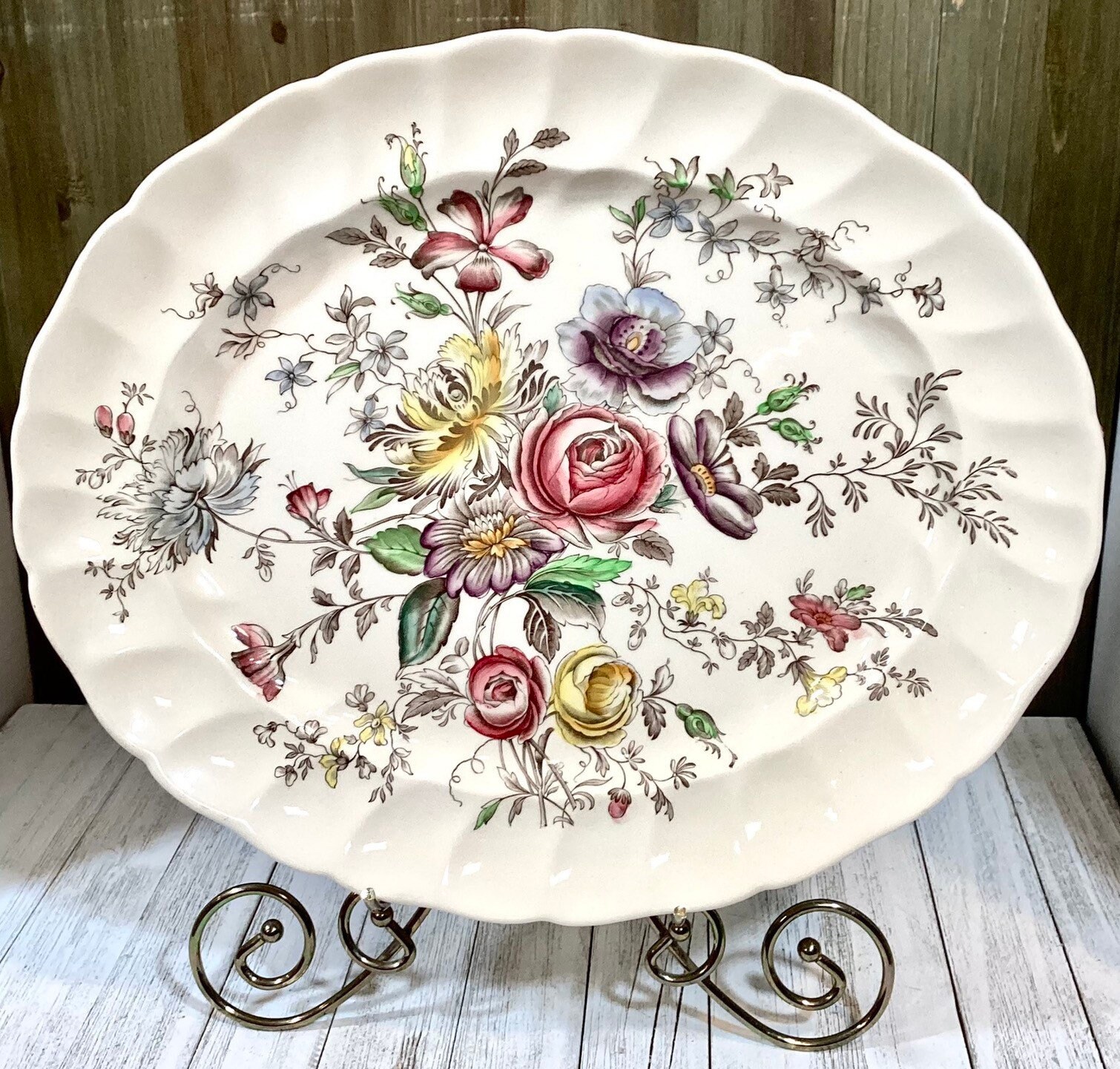 Johnson Brothers Sheraton Replacement Multicolored Floral