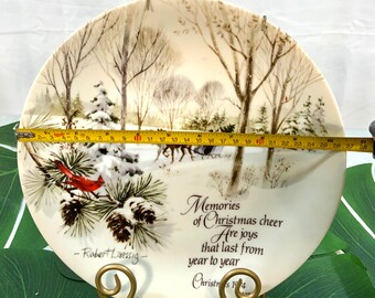 Winterscene Plate Series by Robert Laessig AWS Commemorative
