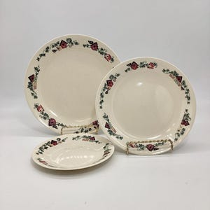 Vintage Corelle Corning Garden Home Bread; Dinner; Salad Plate Tableware Spring Housewarming Gift Corelle Garden Home Dish Vintage (D.3/778)