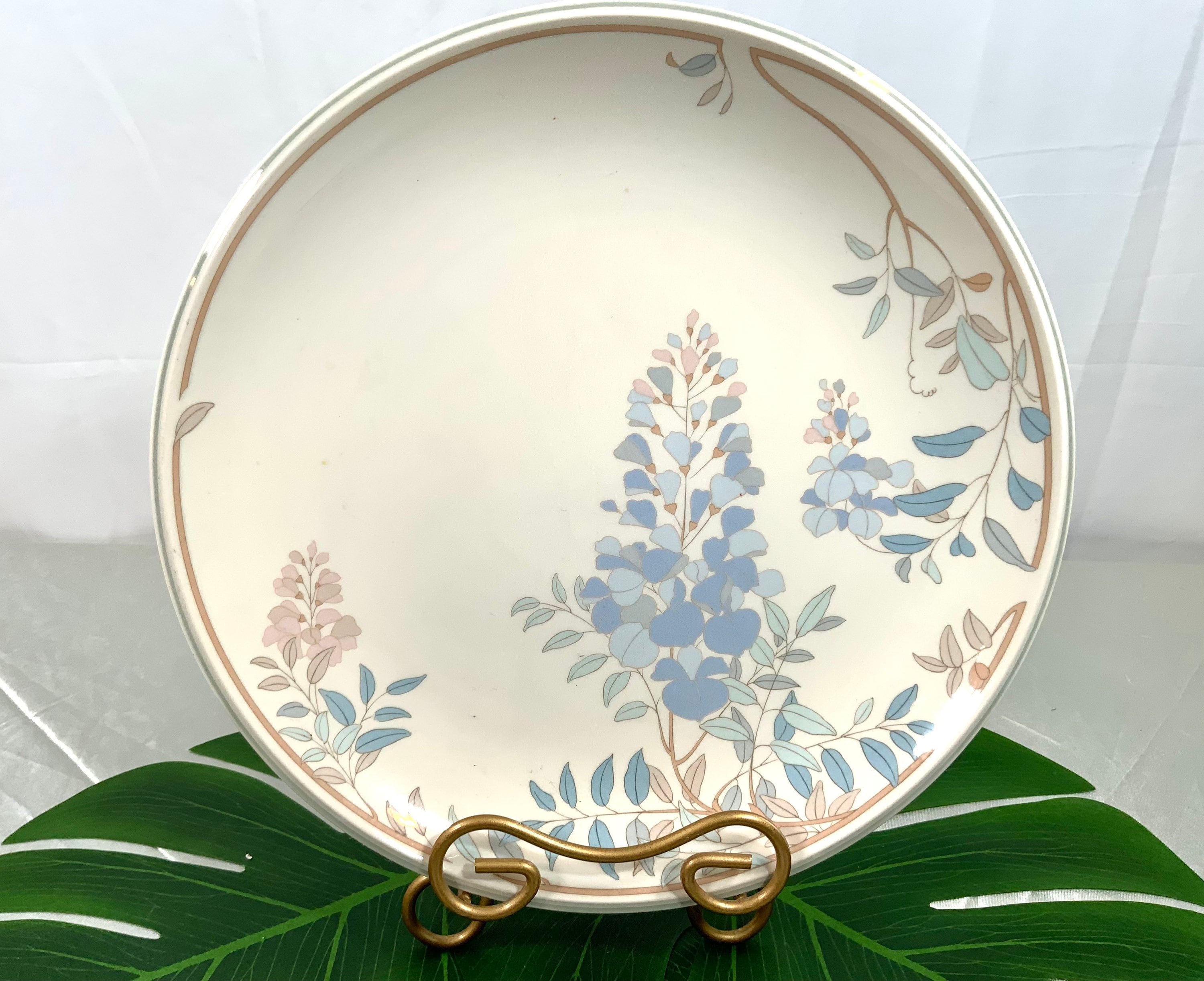 Vintage Noritake Keltcraft Chop Plate, Misty Isle Floral Serving