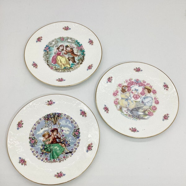 Valentines Day Plates Etsy