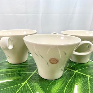 Set of 3 Teacups Impromptu Fine China By Iroquois Ben Seibel Design Vintage Teacup Housewarming Gift Grandma Vintage Kitchen Spring (X3-12)