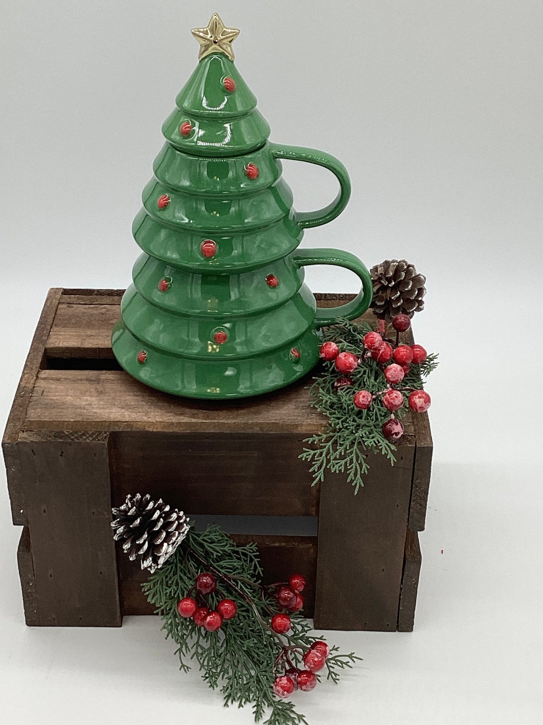 Hallmark Teapot Christmas Tree Tea for 1 Person Christmas Gift Etsy