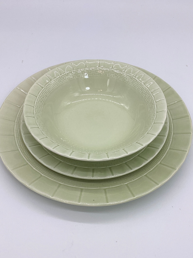 Martha Stewart Basketweave Dinnerware Set - Thumbnail 3