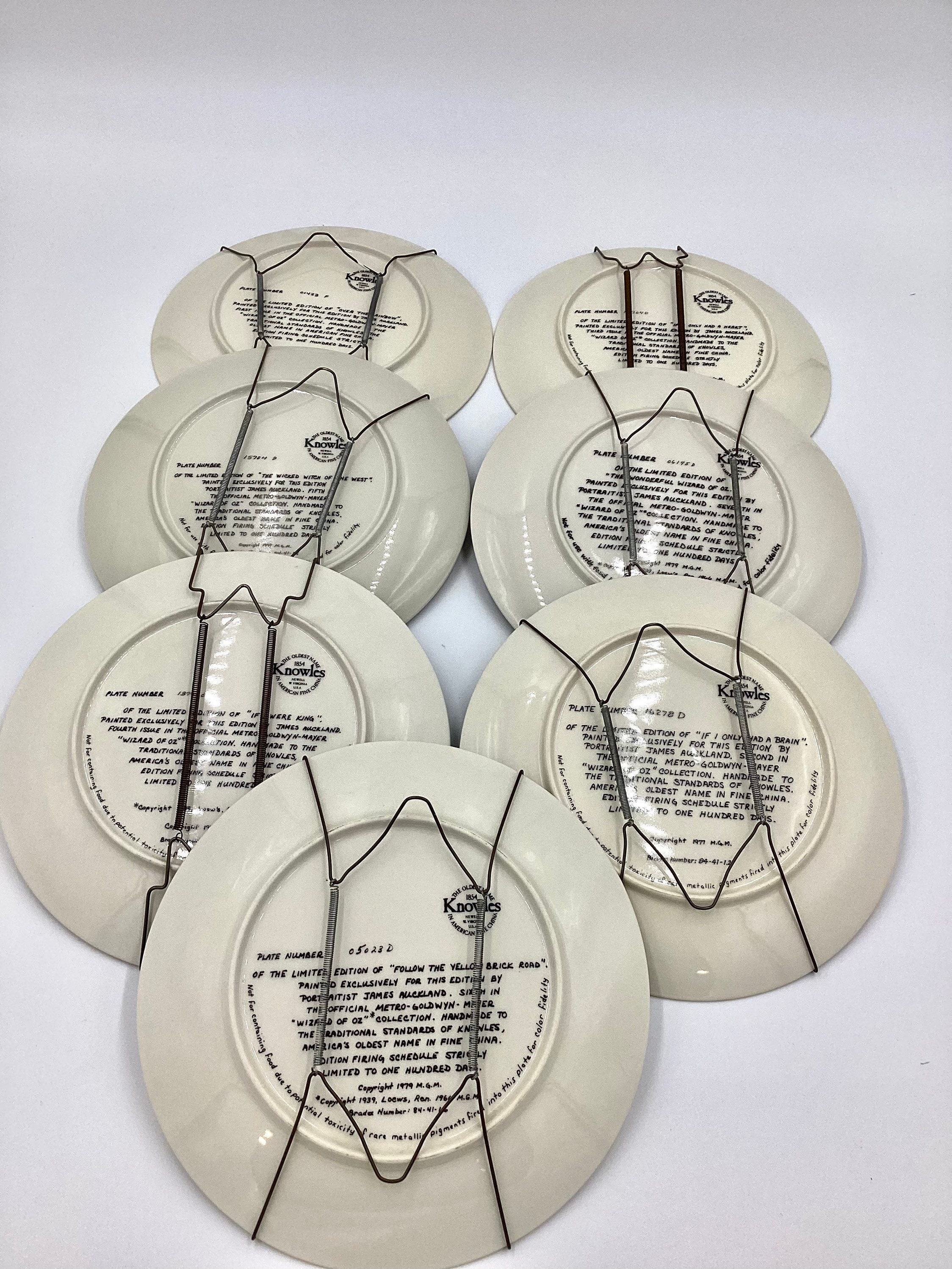 プレート　セット　ビンテージ Vintage Wizard of Oz Decorative Plate Set (1977) (P8-14) - Etsy