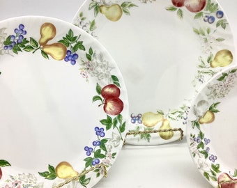 Corelle Chutney Fruit Pattern Plate Housewarming Gift Tableware Dinnerware  Replacement Dishes Collectible Corning Wear Dishwasher Safe