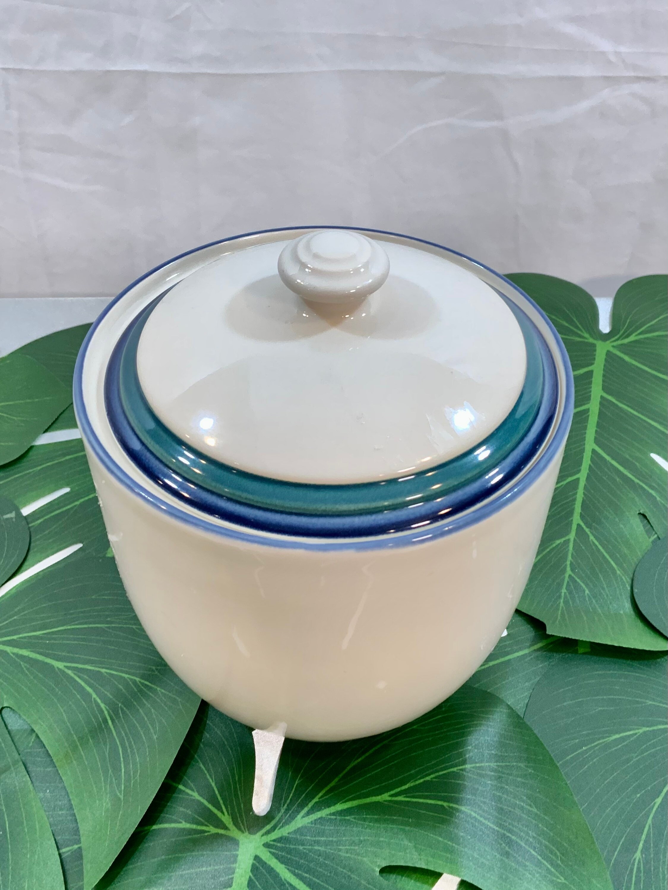 Ocean Breeze Canister With Lid by Pfaltzgraff USA B5 7 Etsy