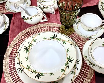 Kent Bali Hai Bamboo Pattern Dishes Japanese Inspired China