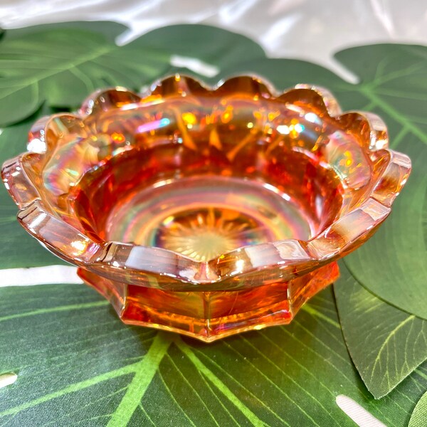 Round Glass Bowl Etsy