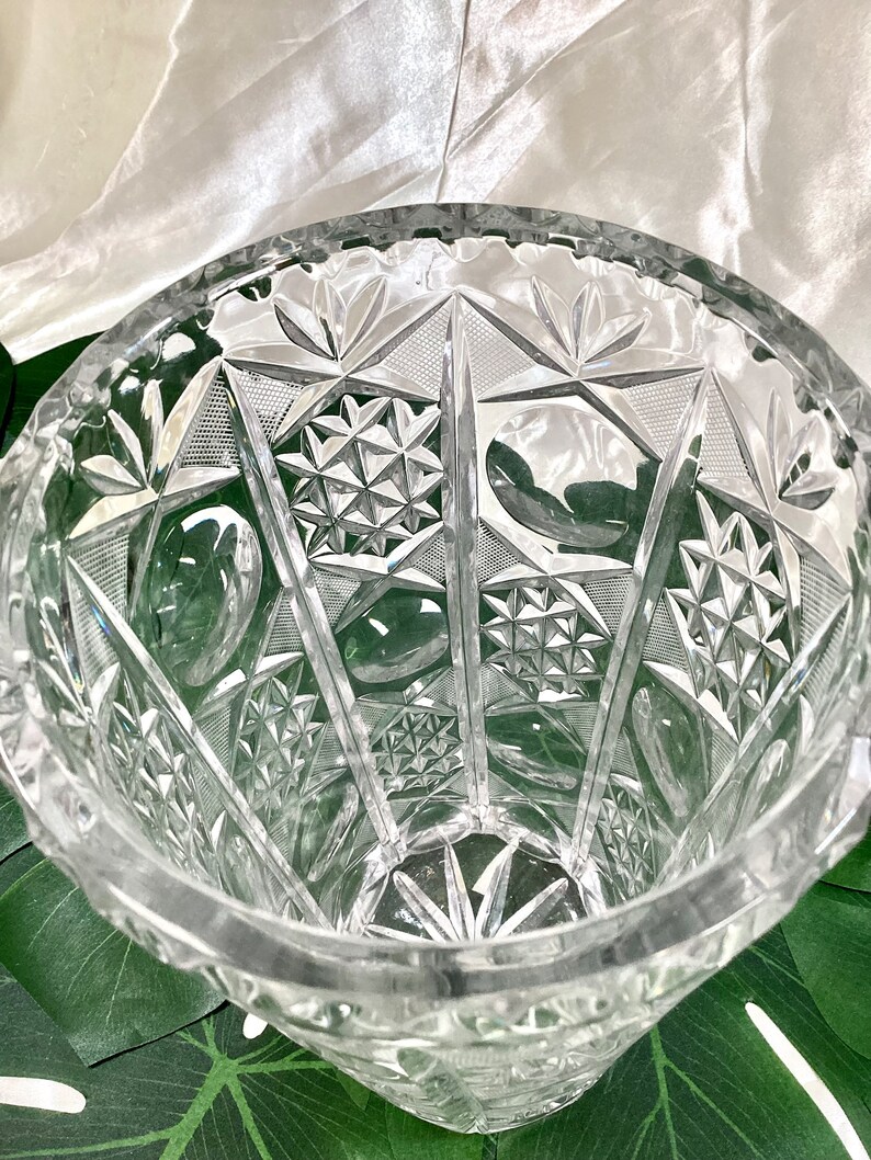 Tall Clear Glass Flower Vase. and Unique Home Decor Etsy