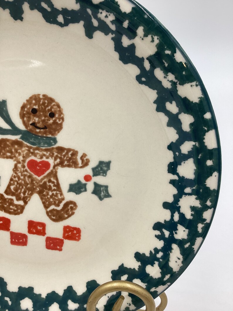 Vintage Folk Craft Gingerbread Dinnerware by Tienshan Green Etsy