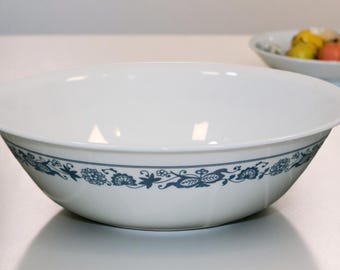 Corelle Vintage Old Town Blue by Corning Round Serving Bowl