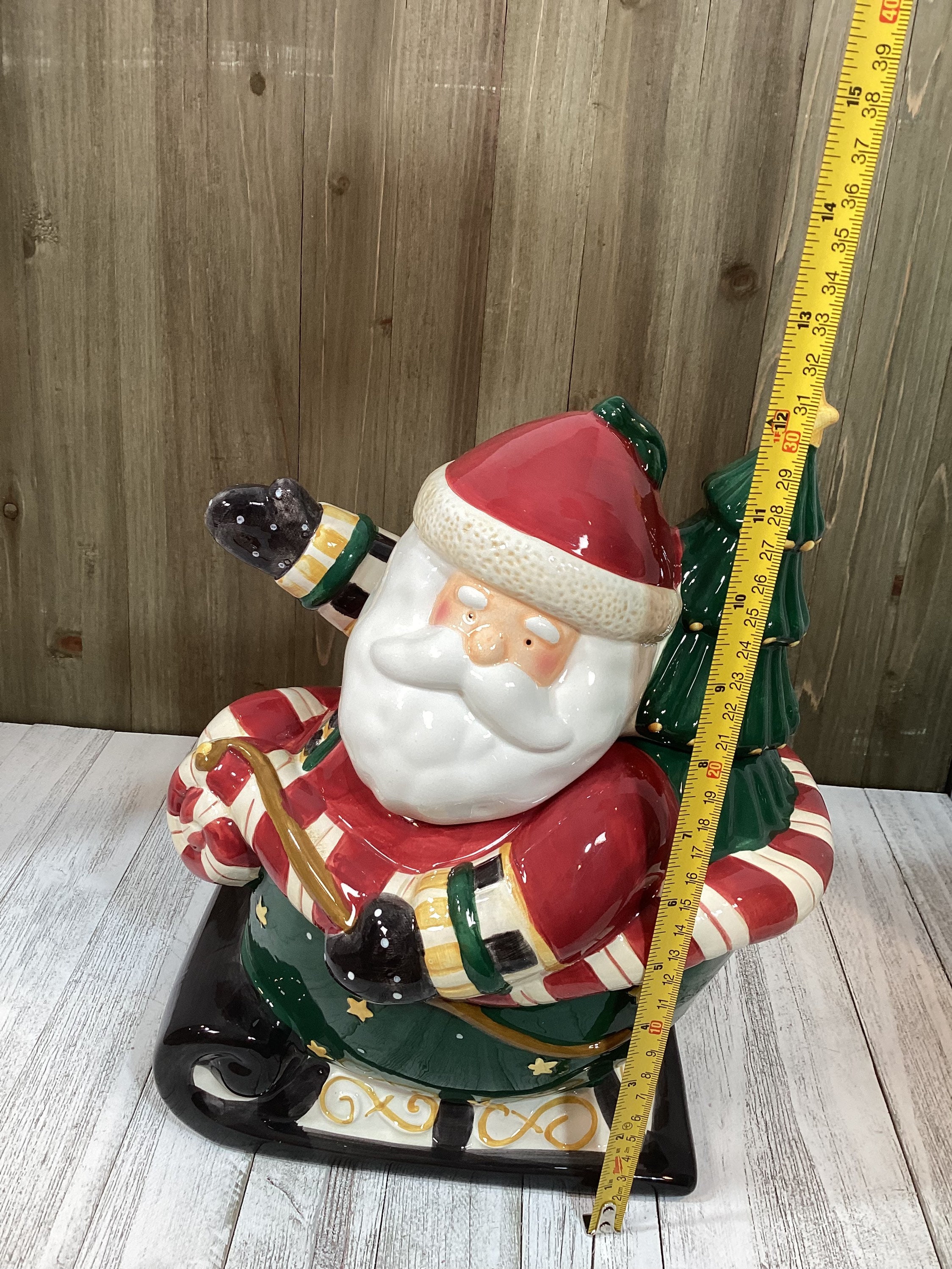 ビンテージ サンタクロース クッキージャー EMPIRE 70s Vintage EMPIRE Santa Claus Mold Cookie Jar (M091