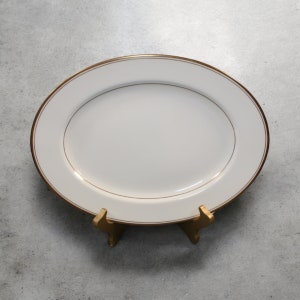 12&quot; Oval Serving Platter Mikasa Bone China Narumi Wheaton 102 Gorgeous replacement Dinnerware(A25)