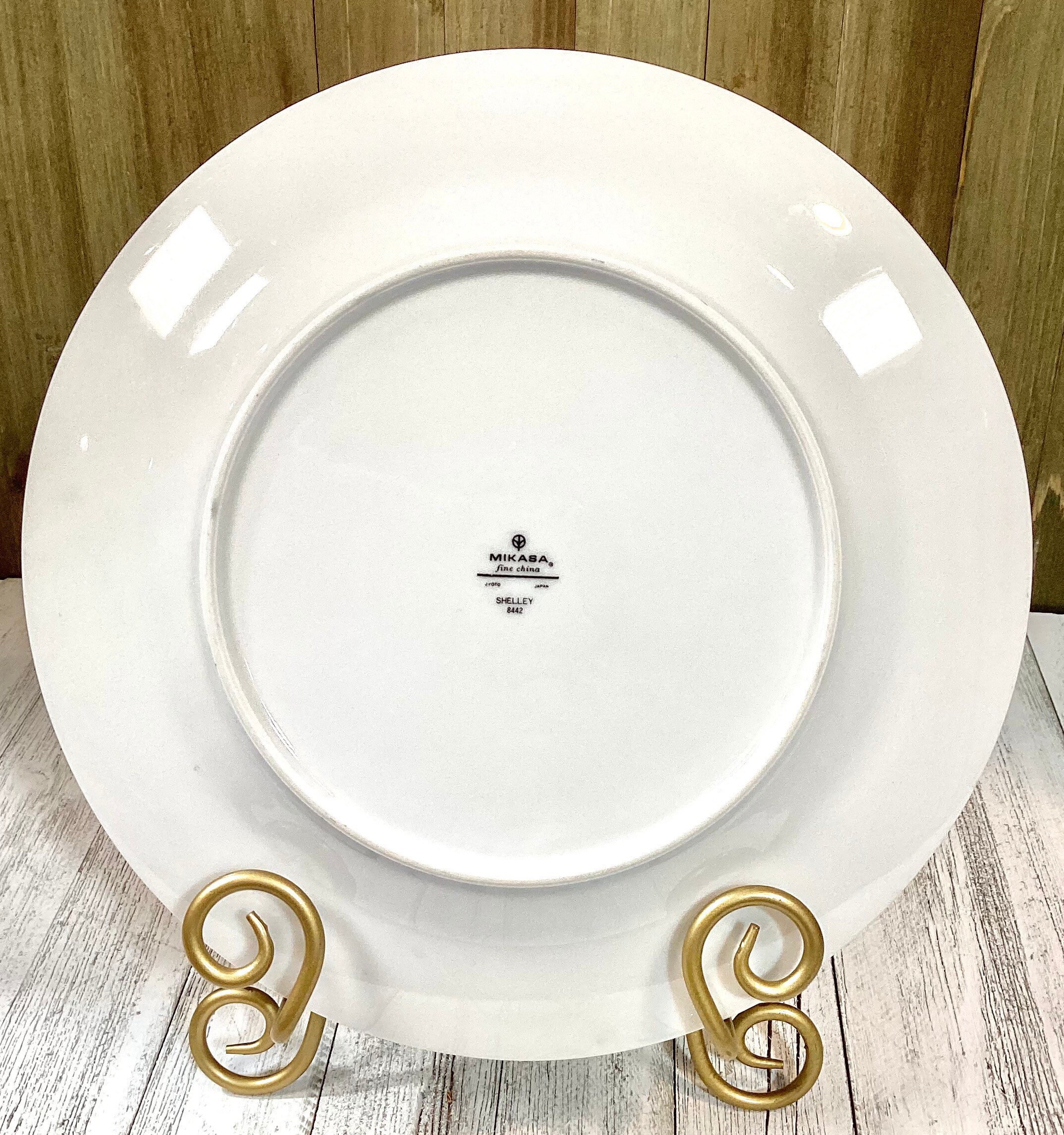 Mikasa Shelley Fine China Dinner Plate #8442, Vintage Bridal Decor