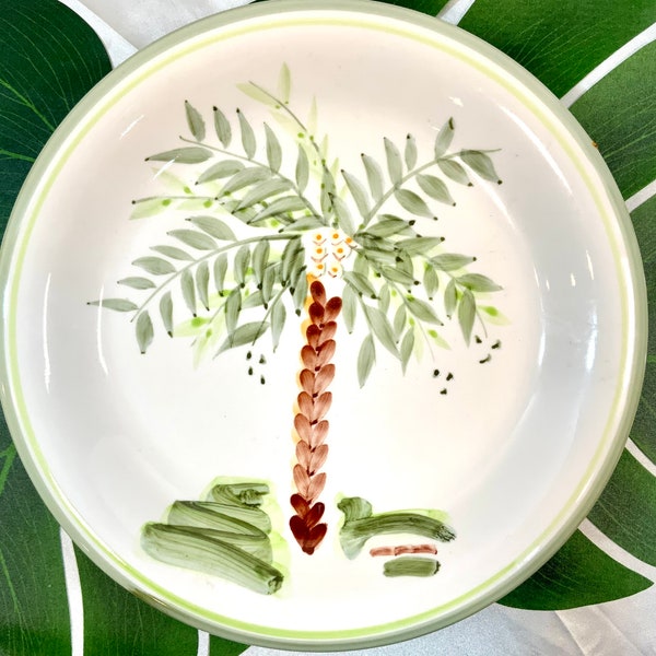 Gibson Plates Palm Tree Etsy