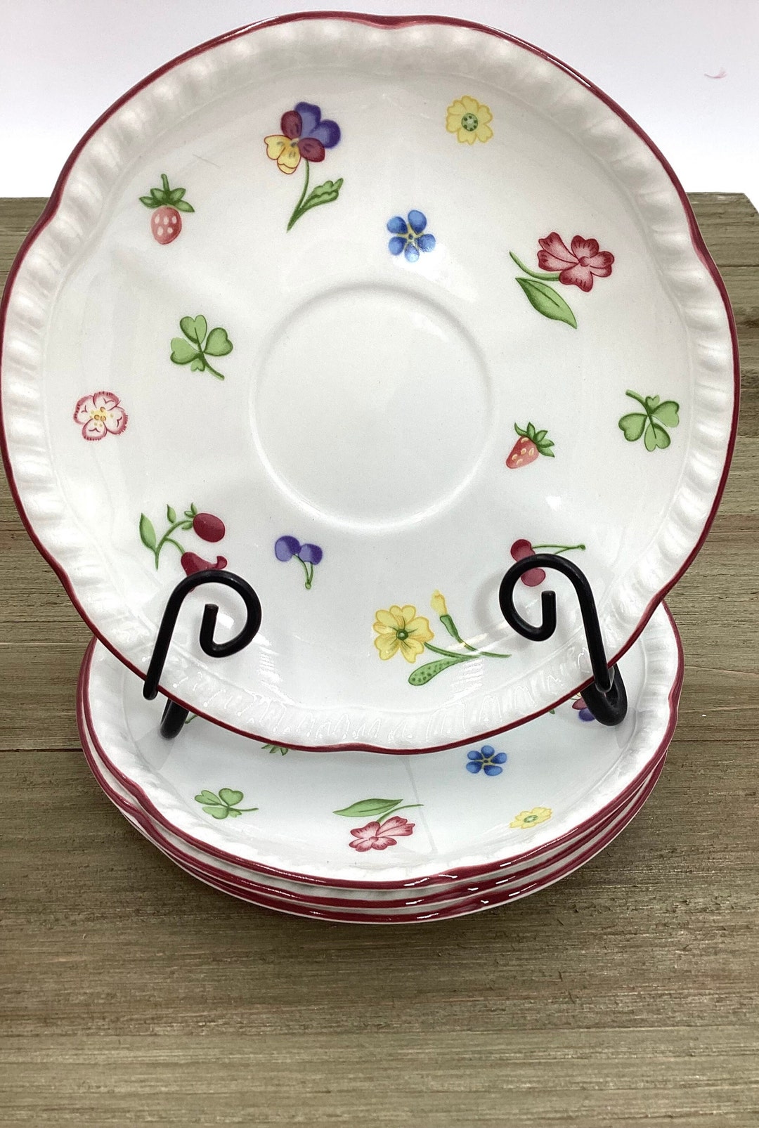 Johnson Brothers Saucers Fine English Tableware Made in Staffordshire