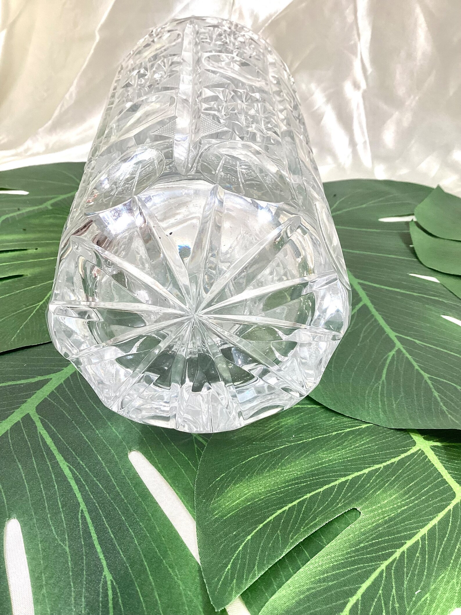Tall Clear Glass Flower Vase. and Unique Home Decor Etsy