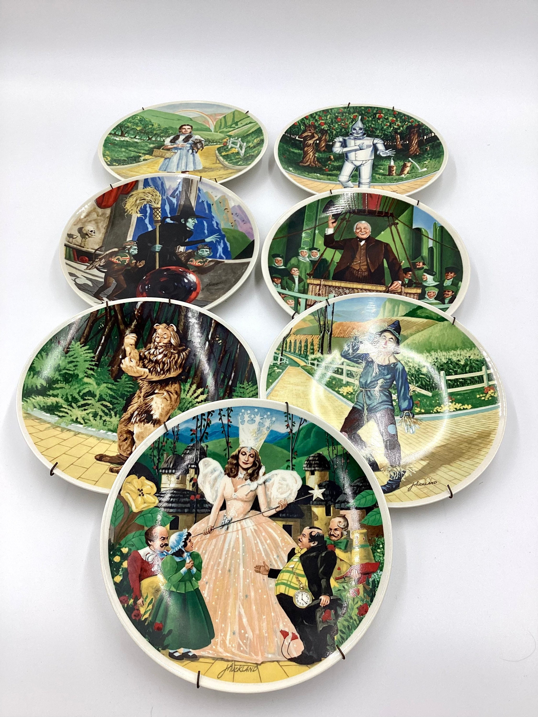 プレート　セット　ビンテージ Vintage Wizard of Oz Decorative Plate Set (1977) (P8-14) - Etsy