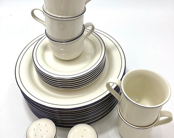 Lenox blue pinstripes hotsell