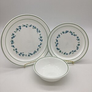 Corelle Forget Me Not Dishware Set Corelle By Corning Dish Replacement Corelle Tableware Set  Corelle Forget me Not Replacement (D.7)