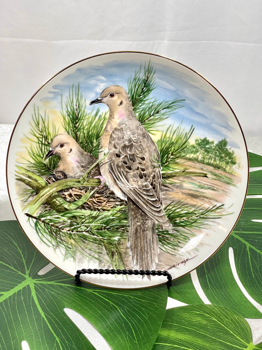 Game Birds of the South Decorative Plate by Southern Living Gallery