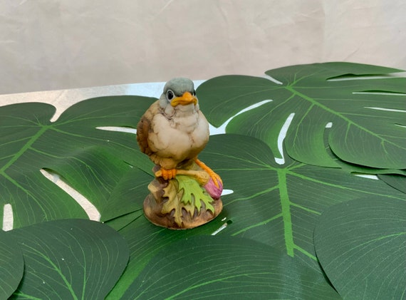 Andrea by Sadek Gold Finch Figurine, Decorative Bird (E5-9) - Etsy