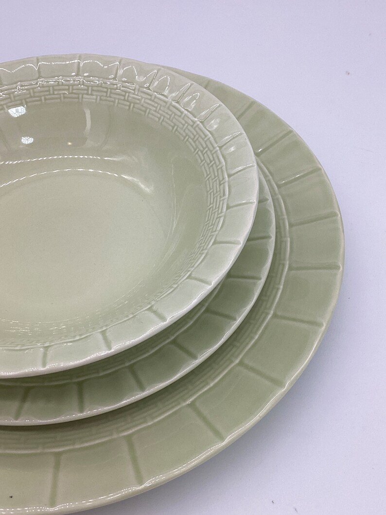 Martha Stewart Basketweave Dinnerware Set - Thumbnail 5