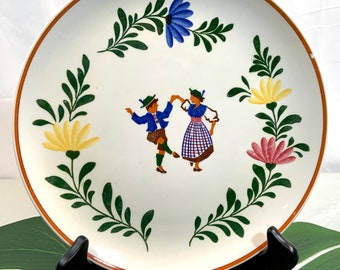 SB Alpine Ironstone Dinner Plate Irish Couple 10 in (C3)